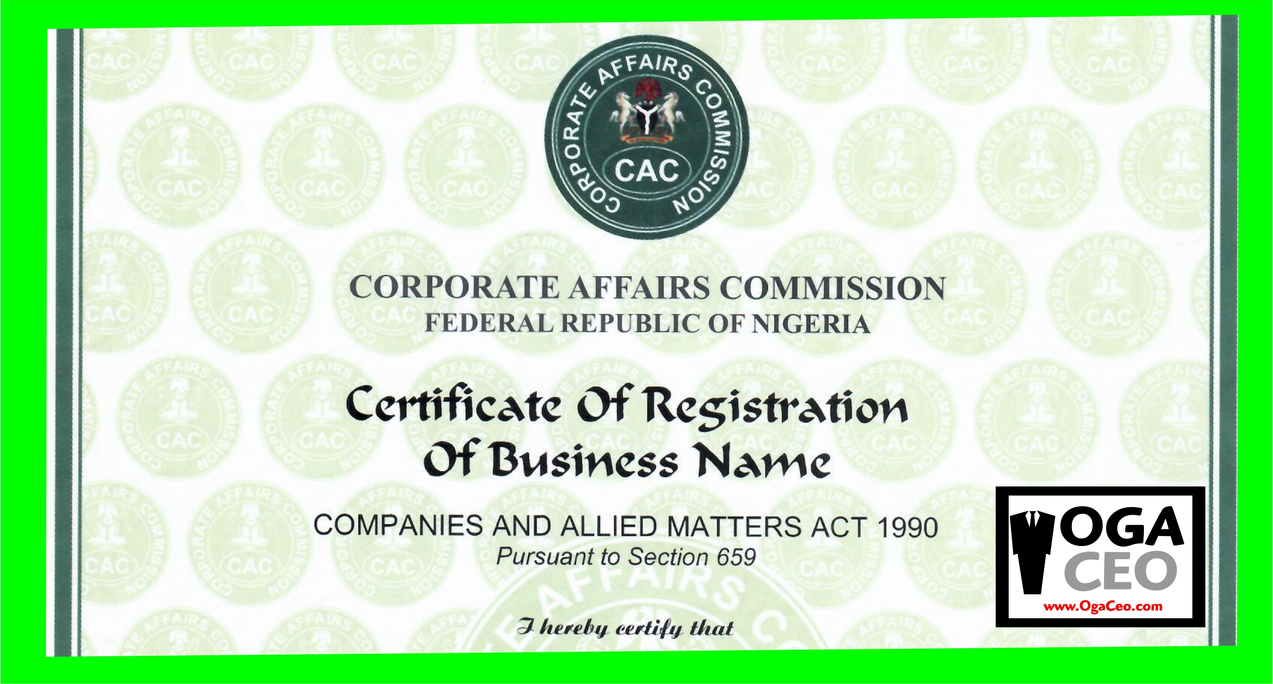 Free Business Name Registration
